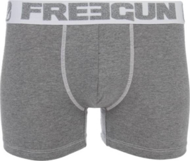 Freegun boxershort Pastel lichtgrijs katoen S, L, XL of XXL