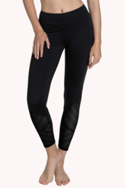 Powerful sportlegging met kant (mesh) M
