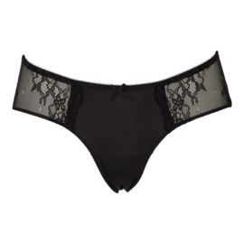 Daily lace brazilian shorty in zwart M