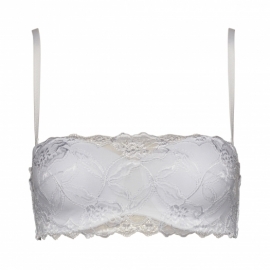 Anna bandeau/strapless bh lace wit