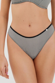 Mia string Pepita-patroon 42