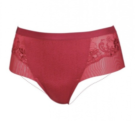 Caroline tailleslip in rood 50