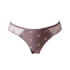 Chantilly slip in taupe 42