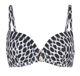 Black&white voorgevormde bikinitop 36F(70F)