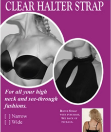 Braza BH-bandjes transparant - set van 3 (comfort, halter en happy) - geres.