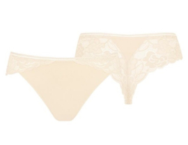 Nina string (met katoen) in rose of vanilla