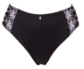 Charis Black/purple slip 52