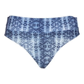 Indigo bikinislip met omslag 44
