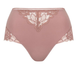 Nina hoge slip (met katoen) in rose of vanilla