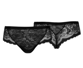 Evelyn string in zwart of rood 38 40 42