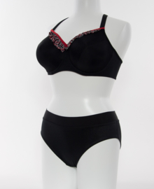 Bikinislip Larina Aqua black 44 of 52