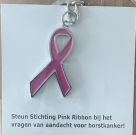 Pink Ribbon sleutelhanger - uitverkocht