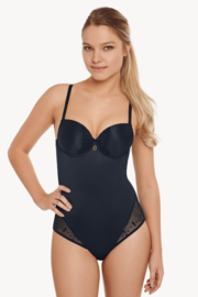 Ivonne body in donkergrijs 80D