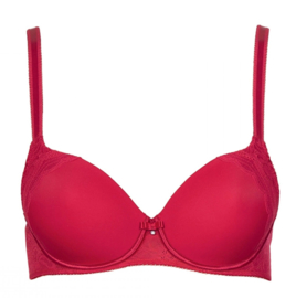 Evelyn padded bh zwart, rood, wit B - E