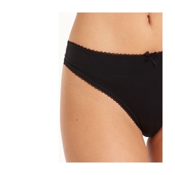 Daily Essentials string in zwart M