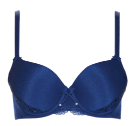 Caroline bh (voorgevormd) blauw 80E