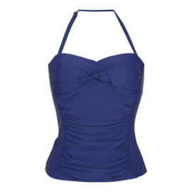 Ibiza tankini en slip / set in donkerblauw 40D of fuchsia 42D