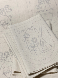 Sunny Days Bunting Stitching Panel