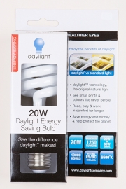 Daylight 20W Daylight Energy Saving Bulb