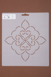 BC131 Heart Flower Block 7"