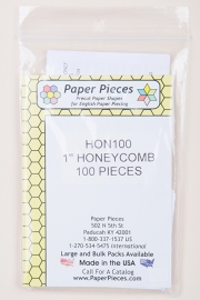 Paper Pieces - HON100 1" Honeycomb 100 pieces