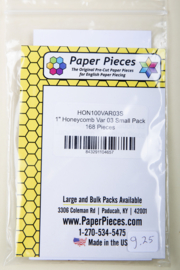 Paper Pieces - HON100VAR03S 1"Honeycomb Var 03 Small Pack 168 Pieces