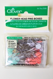Clover Flower head pins boxed