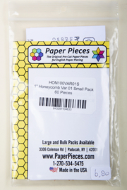 Paper Pieces - HON100VAR01S 1" Honeycomb Var 01 Small Pack 60 Pieces