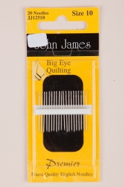 John James Big Eye Quilting. 12 naalden size 10