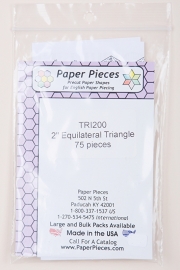 Paper Pieces - TRI200 2"Equilteral Triangle 75 pieces