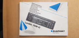 London RDM 42 opration insructions  Bedienungsanleitung Blaupunkt