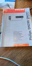 DN 290 291 gebruiksaanwijzing manual Philips  autoradio