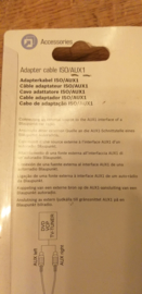 7 607 001 509-001 adapterkabel ISO / AUX1 interface Blaupunkt