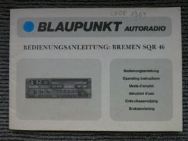 Bremen SQR 46 bedienungsanleitung Blaupunkt radio