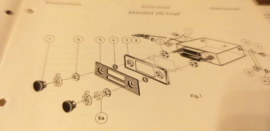 Einbauanleitung Peugeot 504  1970 Coupe Cabriolet Blaupunkt autoradio
