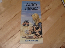 Ω PIONEER ® folder "Auto-Stereo 7/86"