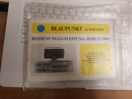 Berlin 8000 Blaupunkt Oldtimer Radio Anleitung Vintage Car Radio Instruction