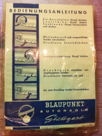 Stuttgart Bedienungsanleitung Manual autoradio Blaupunkt