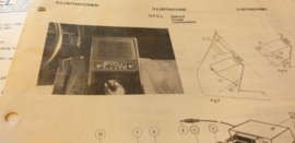 Einbauanleitung Opel Rekord Coupe Commodore 1972 Blaupunkt autoradio