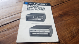 manual 8-track car stereo Blaupunkt