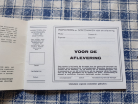 Opel oldtimer service boekje 1969 (niet ingevuld)