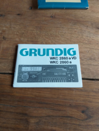 Grundig WKC 2860 gebruiksaanwijzing manual betriebsanleitung	