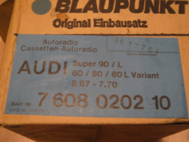 Blaupunkt Radio einbausatz inbouwset voor AUDI super 90 60 80 variant