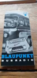 Blaupunkt 1961 folder / prospekt Busradio Kassel /München