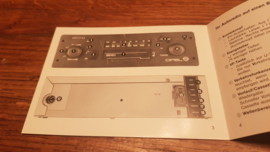 Opel Autoradio Verona  Radio Bedienungsanleitung