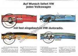 VW Folder radio`s