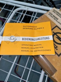 Opel Radio oldtimer Sebring Grundig nieuw in doos NOS