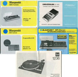 Gebrauchsanweisung Blaupunkt HiFi-System digita