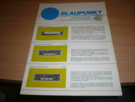 Blaupunkt 1969 autoradio folder