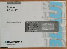 Bremen RCM 127 Vintage 90er Bedienungsanleitung Blaupunkt